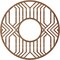 Ekena Millwork Empire Wood Fretwork Pierced Ceiling Medallion, Walnut, 16"OD x 5 7/8"ID x 3/8"T CMWP16X16X0375EPWA - alternate 2